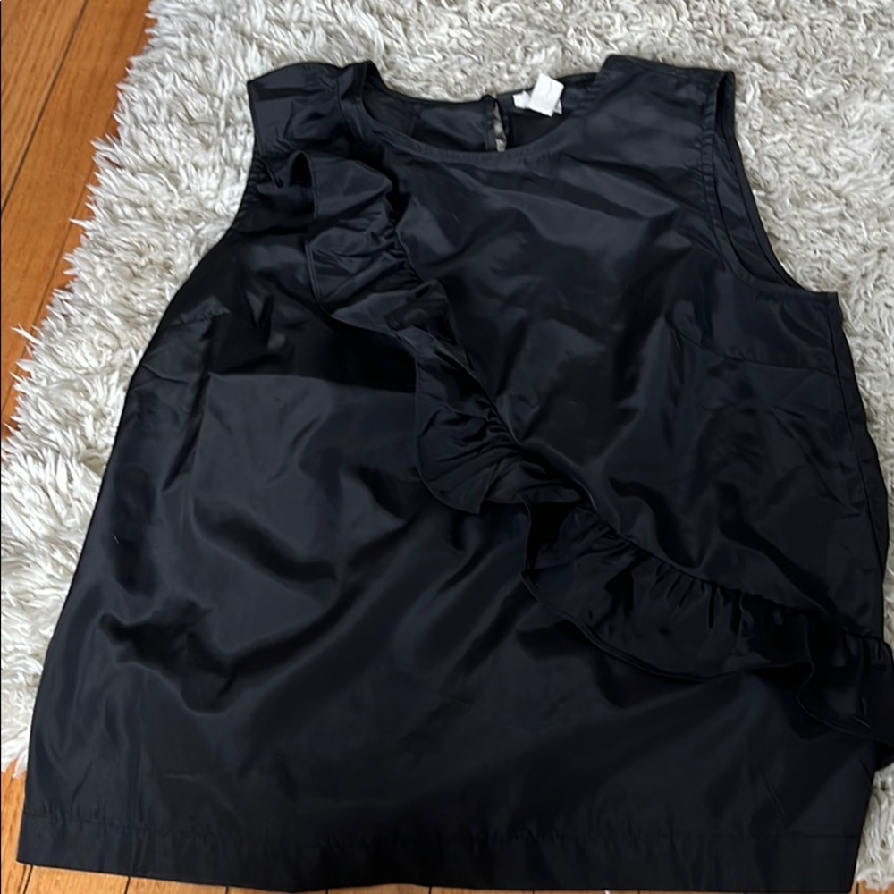NWOT black J. Crew top
